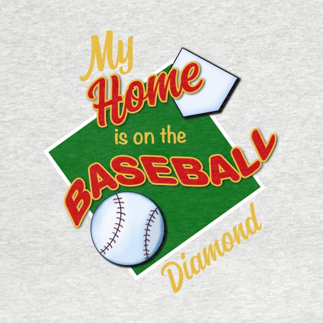 My Home is on the Baseball Diamond by JKP2 Art